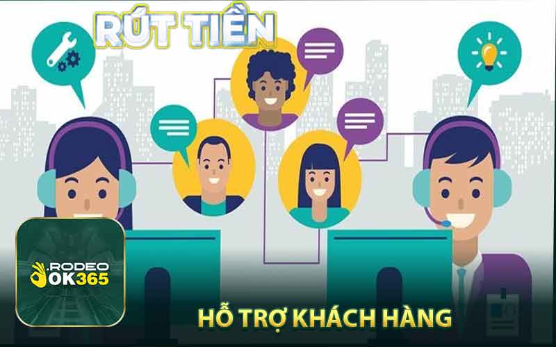 Nhân viên hỗ trợ luôn giúp bạn trong quá trình giao dịch tại nhà cái OK365